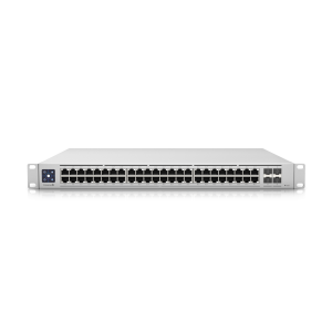 Easily managed through UniFi Network, the USW-Enterprise-48-PoE combines enterprise-grade switching, powerful PoE, and intuitive control.