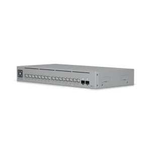 Equipped with high-speed 10G SFP+ uplinks, the USW-Pro-Max-16-PoE ensures fast and scalable network connectivity.