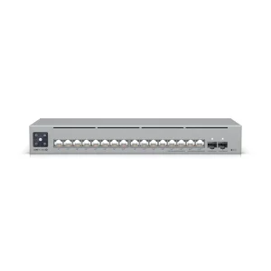 Easily managed through UniFi Network, the USW-Pro-Max-16-PoE offers enterprise-grade switching and advanced PoE in a smaller form factor.